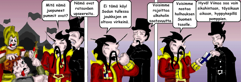 Darol VS Leopold comic strip