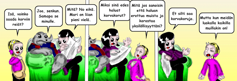 Darol VS Leopold comic strip