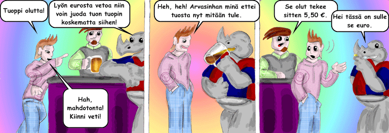 Darol VS Leopold comic strip