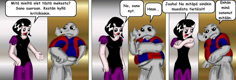 Darol VS Leopold comic strip