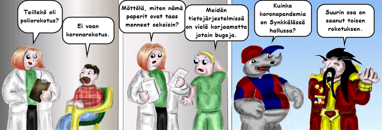 Darol VS Leopold comic strip