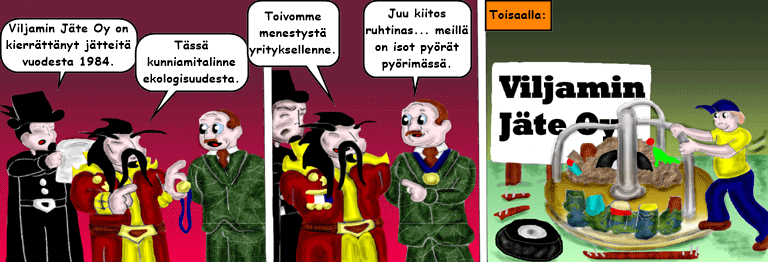 Darol VS Leopold comic strip