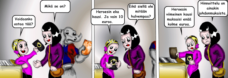 Darol VS Leopold comic strip