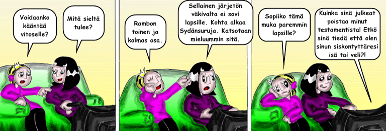 Darol VS Leopold comic strip