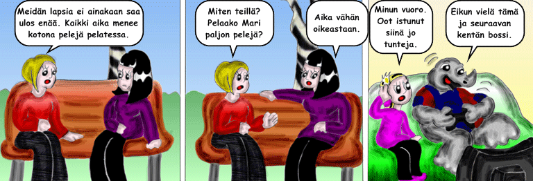 Darol VS Leopold comic strip