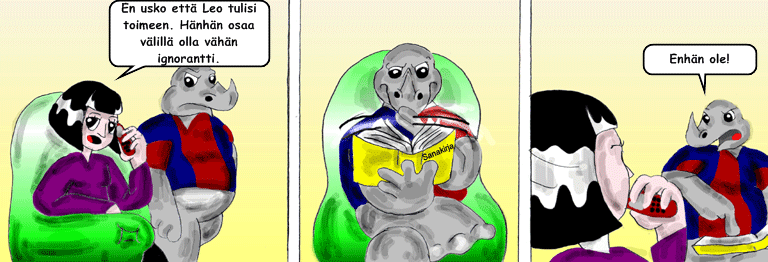 Darol VS Leopold comic strip