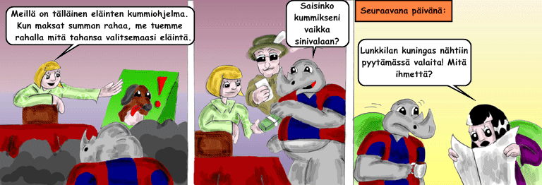 Darol VS Leopold comic strip