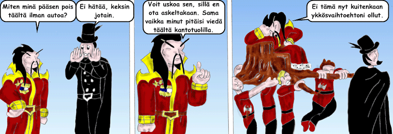 Darol VS Leopold comic strip
