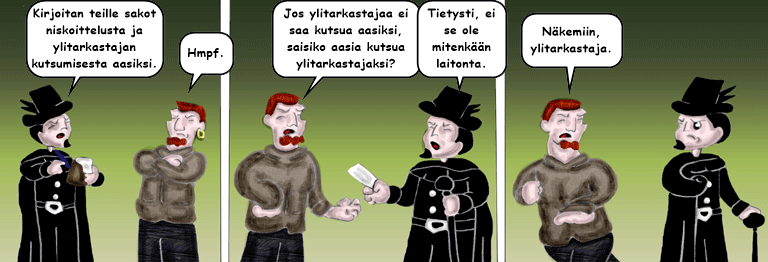 Darol VS Leopold comic strip