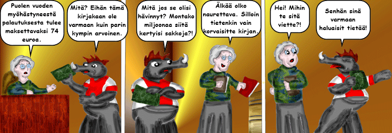 Darol VS Leopold comic strip