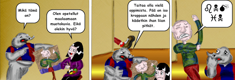 Darol VS Leopold comic strip