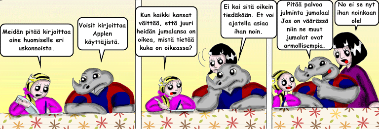 Darol VS Leopold comic strip