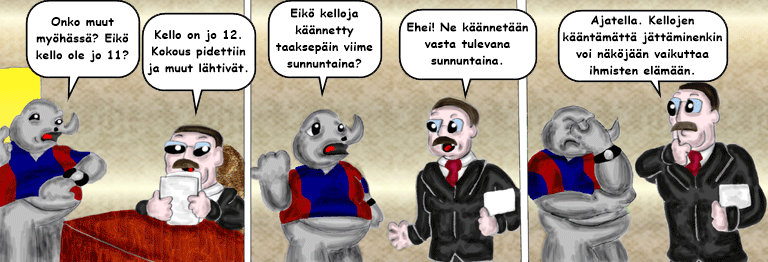 Darol VS Leopold comic strip