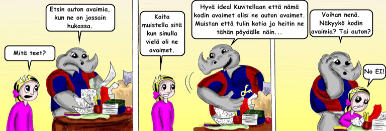 Darol VS Leopold comic strip