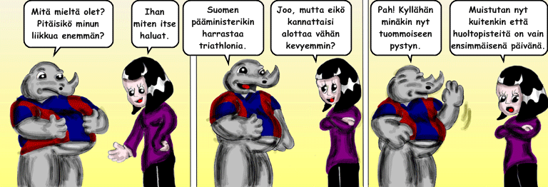 Darol VS Leopold comic strip