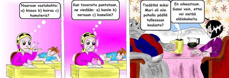 Darol VS Leopold comic strip