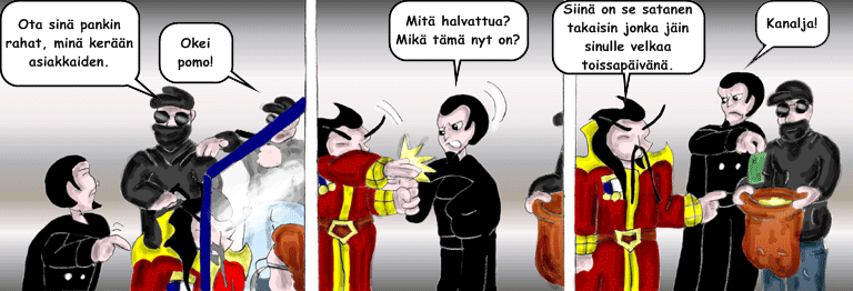 Darol VS Leopold comic strip