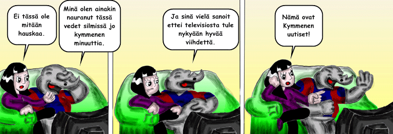 Darol VS Leopold comic strip