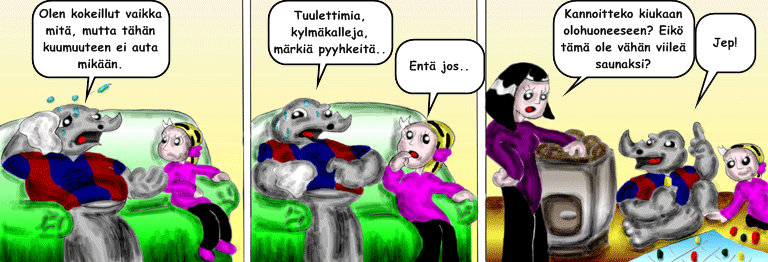 Darol VS Leopold comic strip