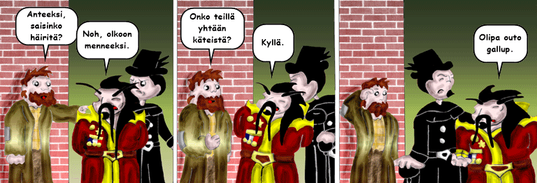 Darol VS Leopold comic strip