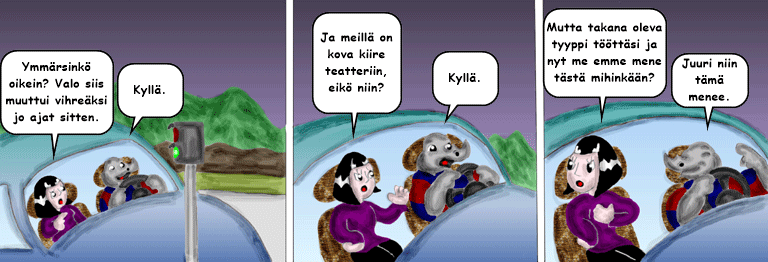 Darol VS Leopold comic strip