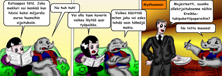 Darol VS Leopold comic strip