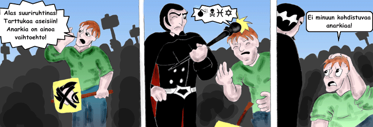 Darol VS Leopold comic strip