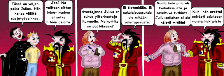 Darol VS Leopold comic strip