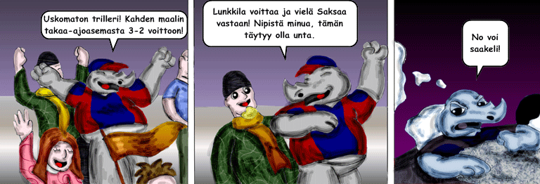 Darol VS Leopold comic strip