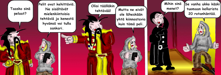Darol VS Leopold comic strip