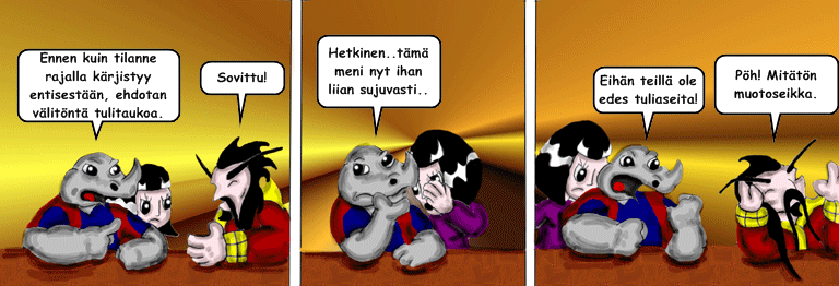 Darol VS Leopold comic strip