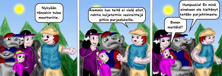 Darol VS Leopold comic strip