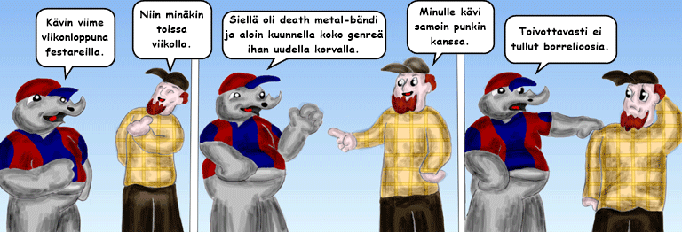 Darol VS Leopold comic strip