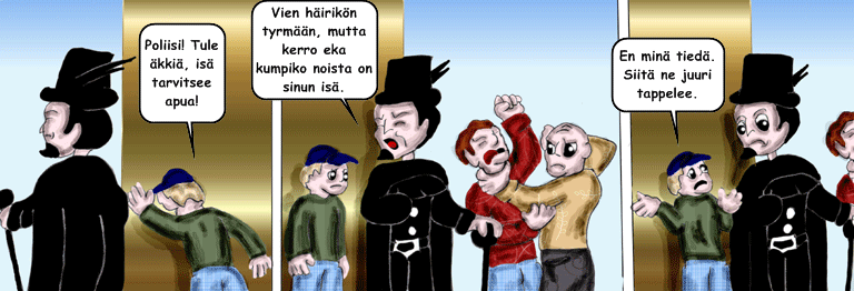 Darol VS Leopold comic strip