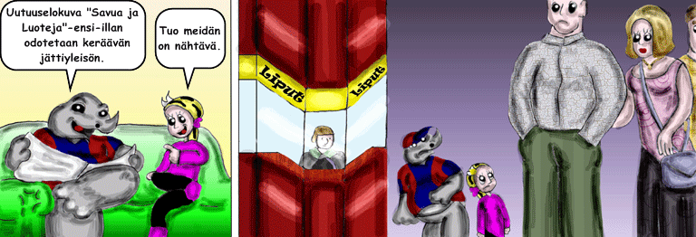 Darol VS Leopold comic strip