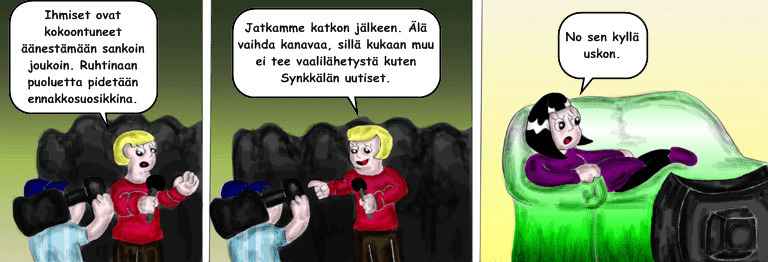 Darol VS Leopold comic strip