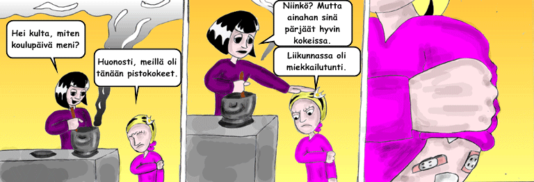 Darol VS Leopold comic strip