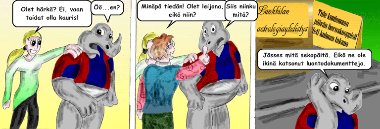 Darol VS Leopold comic strip