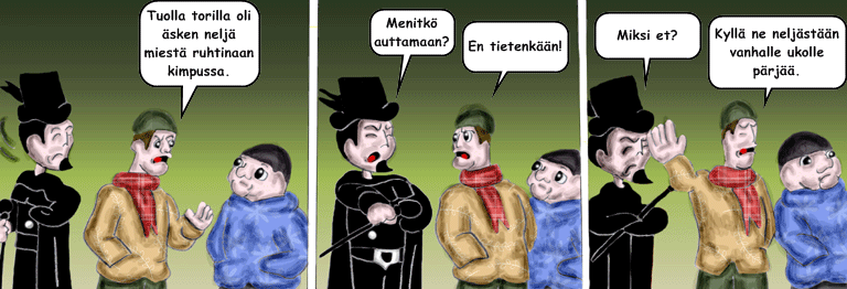 Darol VS Leopold comic strip