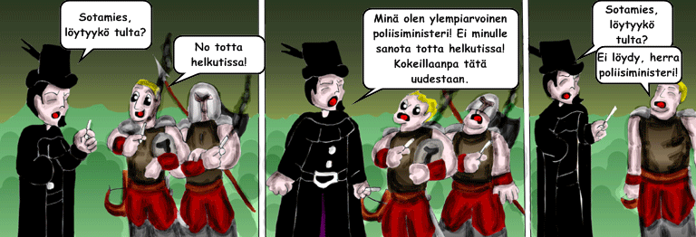 Darol VS Leopold comic strip
