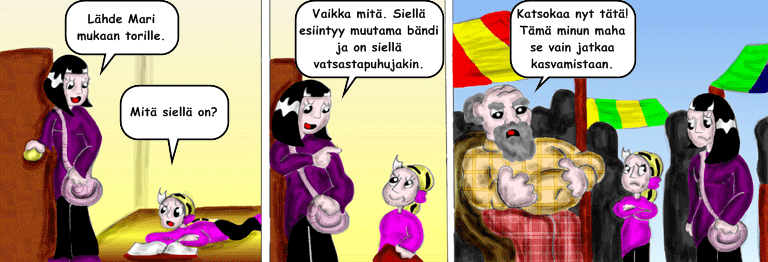 Darol VS Leopold comic strip