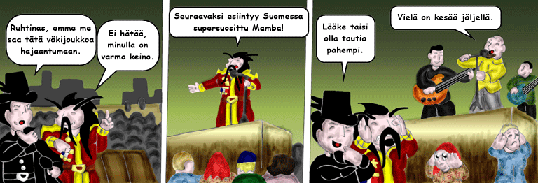Darol VS Leopold comic strip
