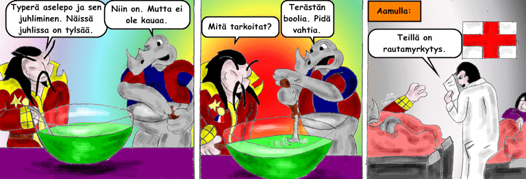 Darol VS Leopold comic strip