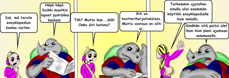 Darol VS Leopold comic strip
