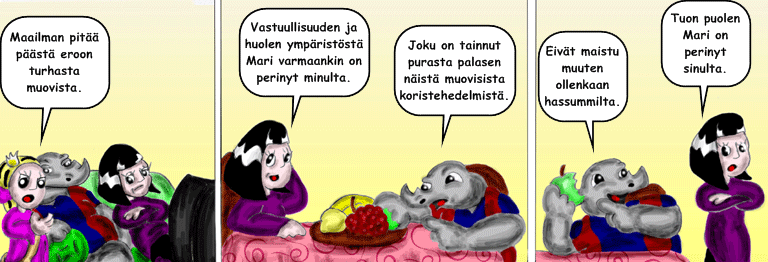 Darol VS Leopold comic strip