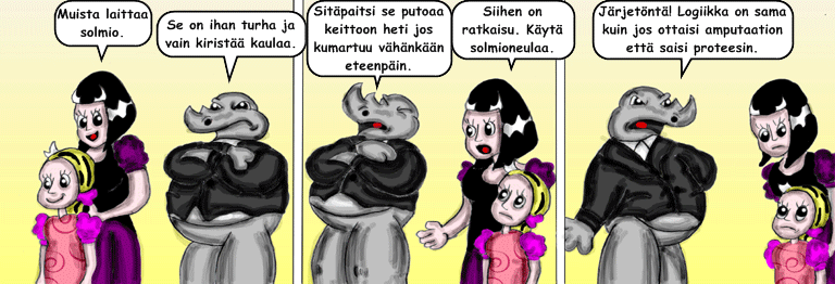 Darol VS Leopold comic strip