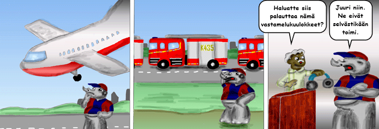Darol VS Leopold comic strip