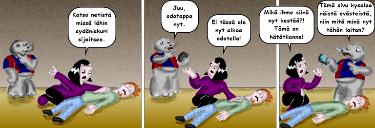 Darol VS Leopold comic strip