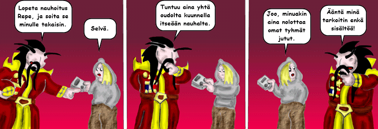 Darol VS Leopold comic strip