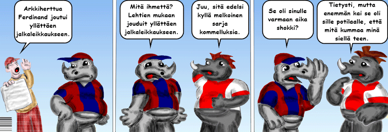 Darol VS Leopold comic strip